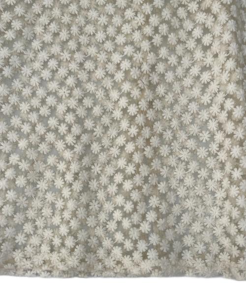 OLLUN（オルン）OLLUN (オルン) シースルーワンピース ベージュ サイズ:Mの古着・服飾アイテム