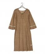 OLLUNオルン）の古着「シースルーワンピース」｜ブラウン