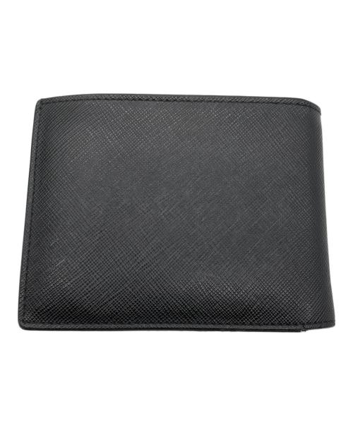 dunhill（ダンヒル）dunhill (ダンヒル) 2つ折り財布 ブラックの古着・服飾アイテム