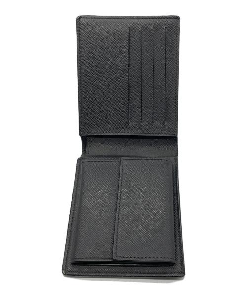 dunhill（ダンヒル）dunhill (ダンヒル) 2つ折り財布 ブラックの古着・服飾アイテム