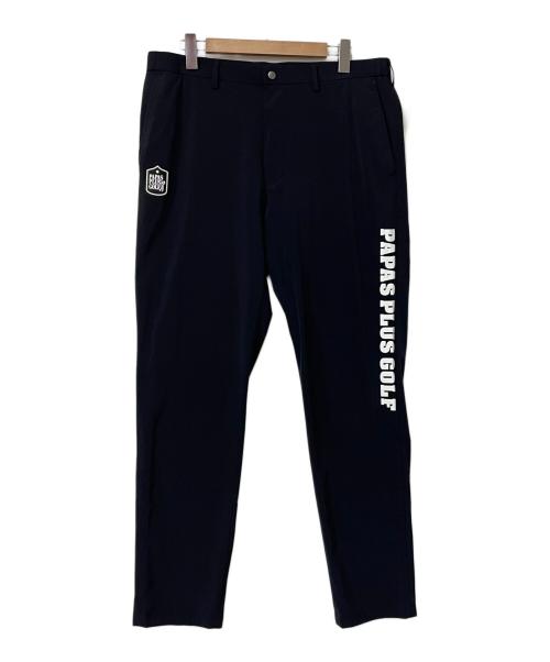 PAPAS PLUS GOLF（パパスプラスゴルフ）PAPAS PLUS GOLF (パパスプラスゴルフ) ゴルフパンツ ブラック サイズ:XLの古着・服飾アイテム