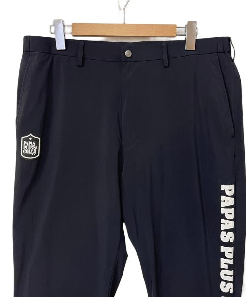 PAPAS PLUS GOLF（パパスプラスゴルフ）PAPAS PLUS GOLF (パパスプラスゴルフ) ゴルフパンツ ブラック サイズ:XLの古着・服飾アイテム