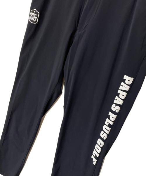 PAPAS PLUS GOLF（パパスプラスゴルフ）PAPAS PLUS GOLF (パパスプラスゴルフ) ゴルフパンツ ブラック サイズ:XLの古着・服飾アイテム