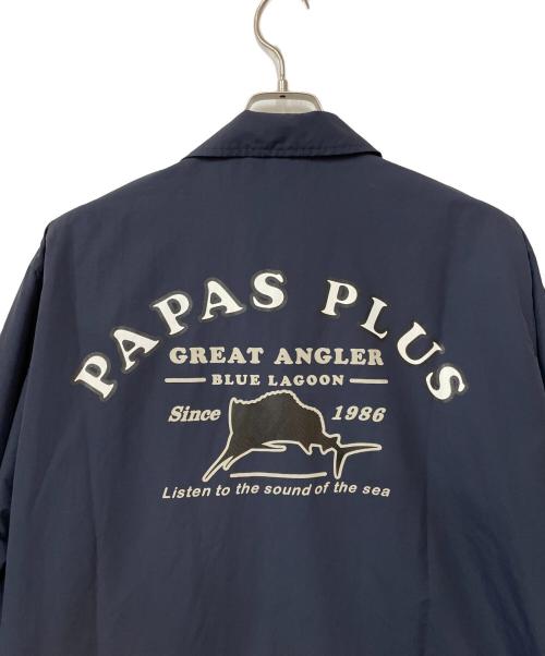 PAPAS PLUS（パパスプラス）PAPAS PLUS (パパスプラス) ゴルフウェア(トップス) ネイビー サイズ:Lの古着・服飾アイテム