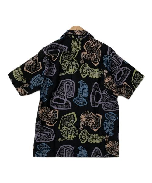 Star OF HOLLYWOOD（スターオブハリウッド）Star OF HOLLYWOOD (スターオブハリウッド) オープンカラーシャツ ブラック サイズ:Sの古着・服飾アイテム