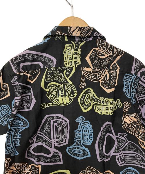 Star OF HOLLYWOOD（スターオブハリウッド）Star OF HOLLYWOOD (スターオブハリウッド) オープンカラーシャツ ブラック サイズ:Sの古着・服飾アイテム