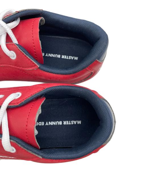 MASTER BUNNY EDITION（マスターバニーエディション）MASTER BUNNY EDITION (マスターバニーエディション) ゴルフシューズ レッド サイズ:25.5の古着・服飾アイテム