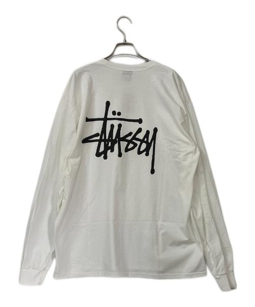stussy（ステューシー）stussy (ステューシー) ロングスリーブTシャツ ホワイト サイズ:XLの古着・服飾アイテム