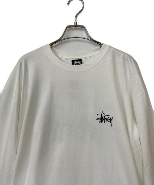 stussy（ステューシー）stussy (ステューシー) ロングスリーブTシャツ ホワイト サイズ:XLの古着・服飾アイテム