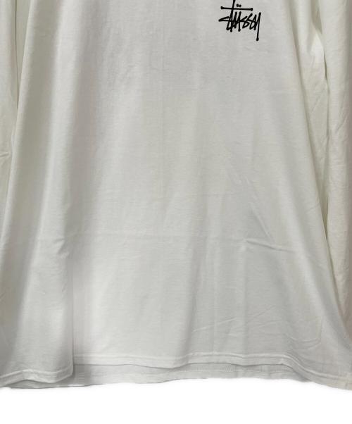 stussy（ステューシー）stussy (ステューシー) ロングスリーブTシャツ ホワイト サイズ:XLの古着・服飾アイテム