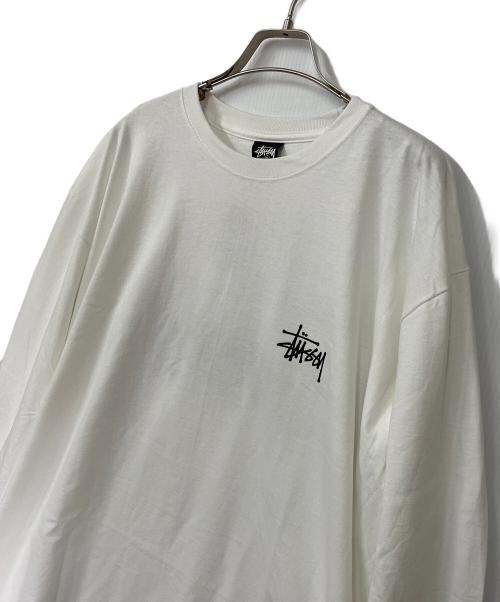 stussy（ステューシー）stussy (ステューシー) ロングスリーブTシャツ ホワイト サイズ:XLの古着・服飾アイテム