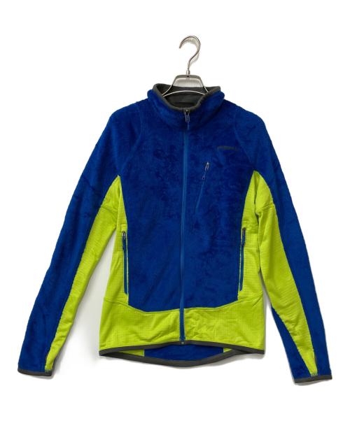 Patagonia（パタゴニア）Patagonia (パタゴニア) フリースジャケット ブルー×イエロー サイズ:XSの古着・服飾アイテム