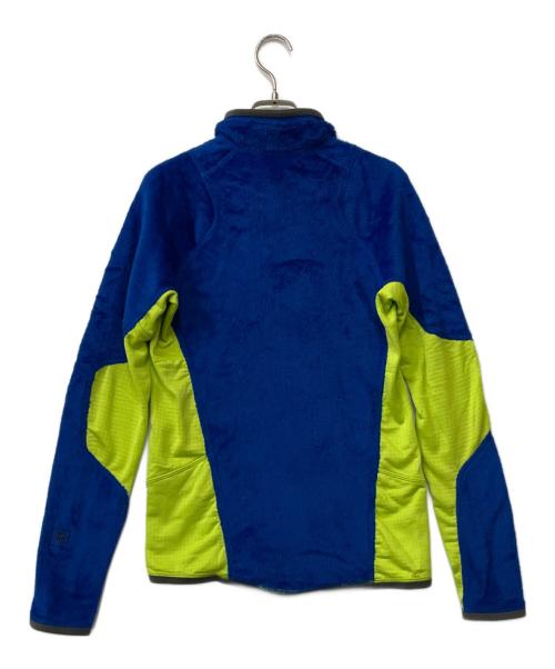 Patagonia（パタゴニア）Patagonia (パタゴニア) フリースジャケット ブルー×イエロー サイズ:XSの古着・服飾アイテム