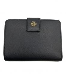 TORY BURCH（トリーバーチ）の古着「2つ折り財布」｜ブラック
