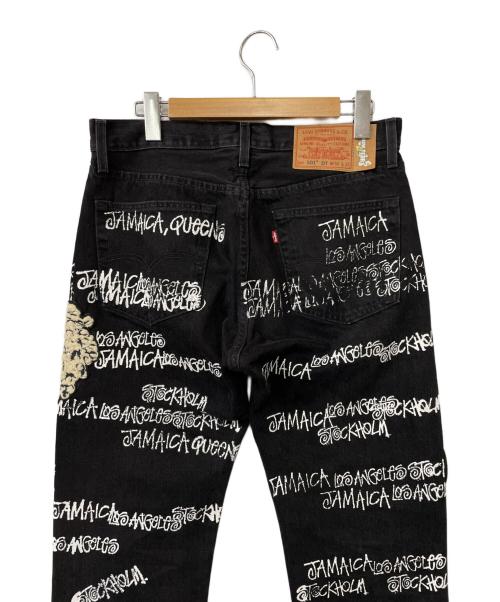 Denim Tears（デニムティアーズ）Denim Tears (デニムティアーズ) stussy (ステューシー) OUR LEGACY (アワーレガシー) デニムパンツ ブラック サイズ:81の古着・服飾アイテム