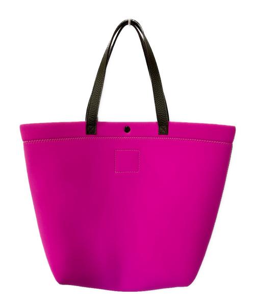 A.D.M.J.（エーディーエムジェイ）A.D.M.J. (エーディーエムジェイ) トートバッグ グレー×ピンクの古着・服飾アイテム