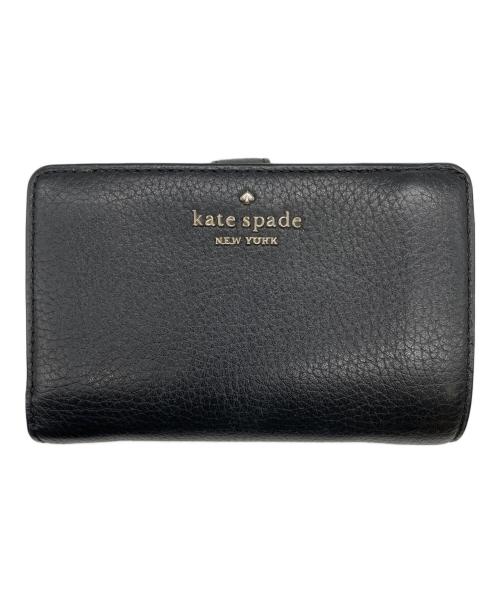 Kate Spade（ケイトスペード）Kate Spade (ケイトスペード) 2つ折り財布 ブラックの古着・服飾アイテム