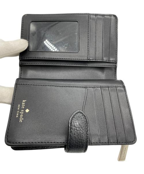 Kate Spade（ケイトスペード）Kate Spade (ケイトスペード) 2つ折り財布 ブラックの古着・服飾アイテム