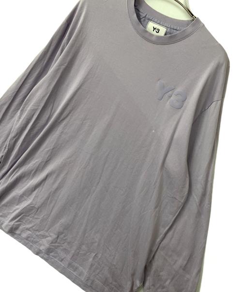 Y-3（ワイスリー）Y-3 (ワイスリー) ロングスリーブTシャツ パープル サイズ:Mの古着・服飾アイテム