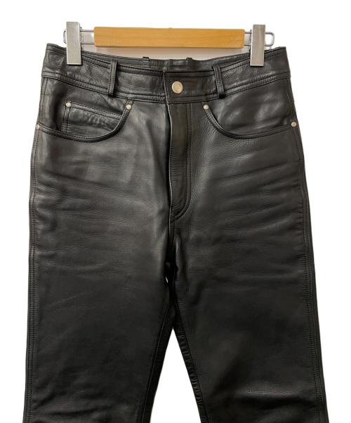 HARLEY-DAVIDSON（ハーレーダビッドソン）HARLEY-DAVIDSON (ハーレーダビッドソン) レザーパンツ ブラック サイズ:31の古着・服飾アイテム