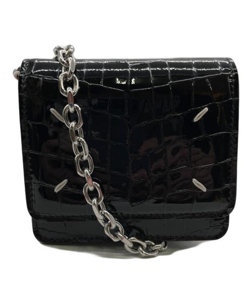 Maison Margiela（メゾンマルジェラ）Maison Margiela (メゾンマルジェラ) スモールチェーンウォレット ブラックの古着・服飾アイテム