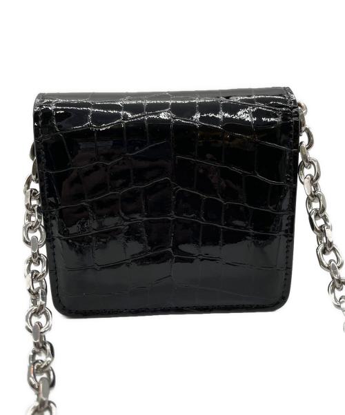 Maison Margiela（メゾンマルジェラ）Maison Margiela (メゾンマルジェラ) スモールチェーンウォレット ブラックの古着・服飾アイテム