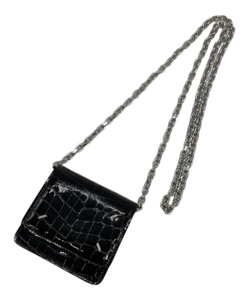 Maison Margiela（メゾンマルジェラ）Maison Margiela (メゾンマルジェラ) スモールチェーンウォレット ブラックの古着・服飾アイテム