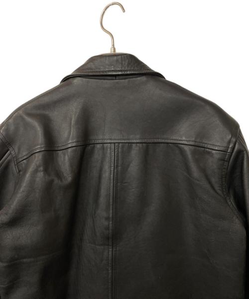 echtes leder（エヒテス レーダァ）echtes leder (エヒテス レーダァ) レザーライダースジャケット ブラック サイズ:不明の古着・服飾アイテム