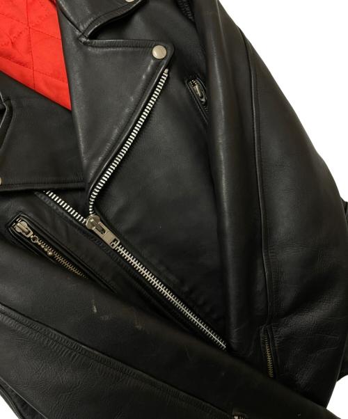 echtes leder（エヒテス レーダァ）echtes leder (エヒテス レーダァ) レザーライダースジャケット ブラック サイズ:不明の古着・服飾アイテム