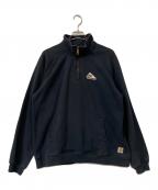 CarHarttカーハート）の古着「ハーフジップスウェット」｜ネイビー
