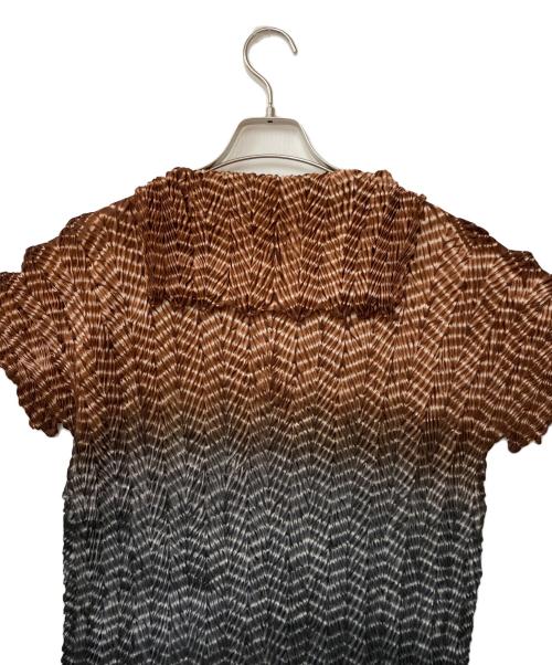 ISSEY MIYAKE（イッセイミヤケ）ISSEY MIYAKE (イッセイミヤケ) プリーツワンピース グラデーション サイズ:Mの古着・服飾アイテム