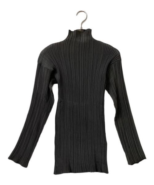ISSEY MIYAKE（イッセイミヤケ）ISSEY MIYAKE (イッセイミヤケ) プリーツカットソー グレー サイズ:Lの古着・服飾アイテム
