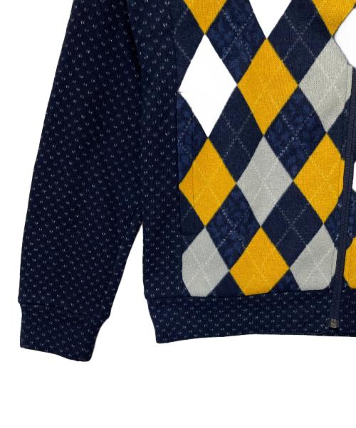 PUMA（プーマ）PUMA (プーマ) ゴルフウェア(トップス) ネイビー×イエロー サイズ:Lの古着・服飾アイテム