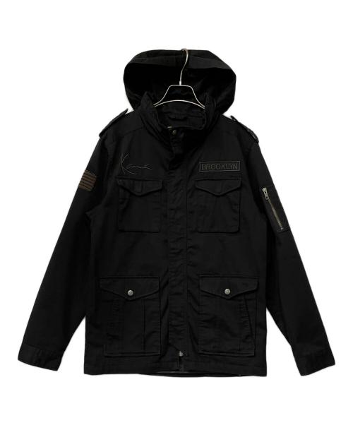 KARL KANI（カールカナイ）KARL KANI (カールカナイ) フーデッドジャケット ブラック サイズ:Lの古着・服飾アイテム