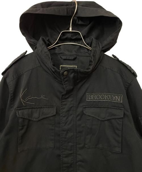 KARL KANI（カールカナイ）KARL KANI (カールカナイ) フーデッドジャケット ブラック サイズ:Lの古着・服飾アイテム