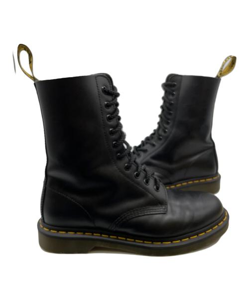 Dr.Martens（ドクターマーチン）Dr.Martens (ドクターマーチン) 10ホールブーツ ブラック サイズ:25.5の古着・服飾アイテム