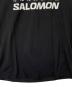 中古・古着 MM6 Maison Margiela (エムエムシックスメゾンマルジェラ) SALOMON (サロモン) シームレスTシャツ ブラック サイズ:M：30000円
