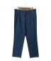 PAPAS（パパス）の古着「タックパンツ」｜ブルー