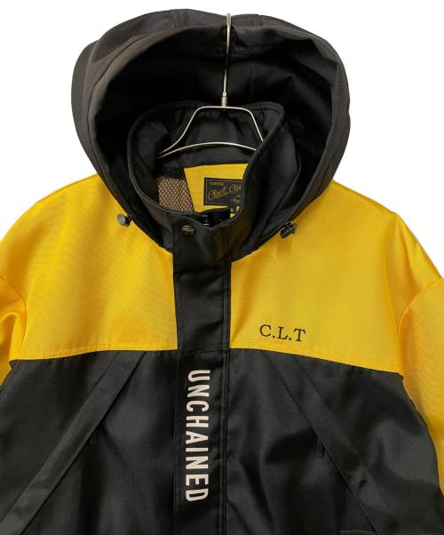 CLUCT（クラクト）CLUCT (クラクト) マウンテンパーカー ブラック×イエロー サイズ:Sの古着・服飾アイテム