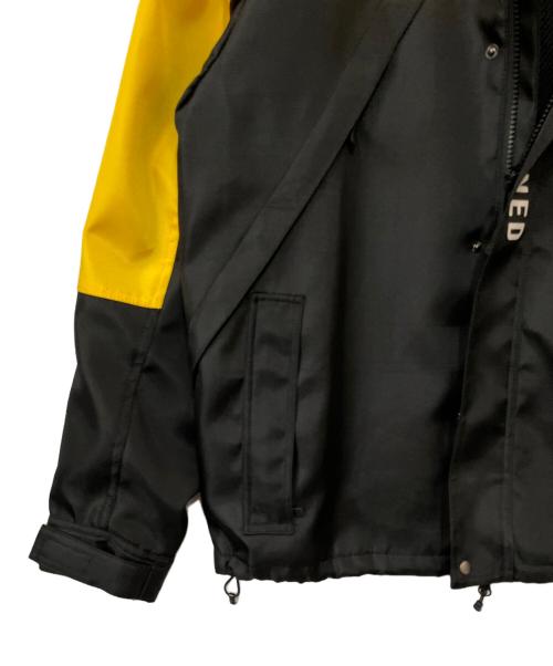 CLUCT（クラクト）CLUCT (クラクト) マウンテンパーカー ブラック×イエロー サイズ:Sの古着・服飾アイテム