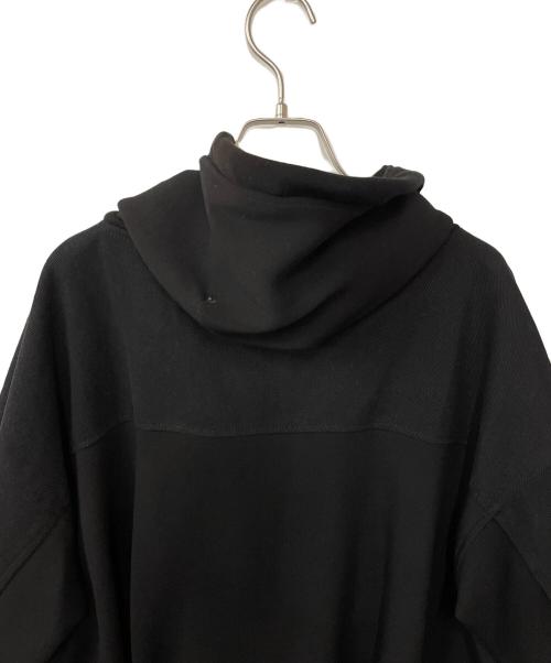 AULA AILA（アウラアイラ）AULA AILA (アウラアイラ) フーディーデニムコンビブルゾン ブラックの古着・服飾アイテム