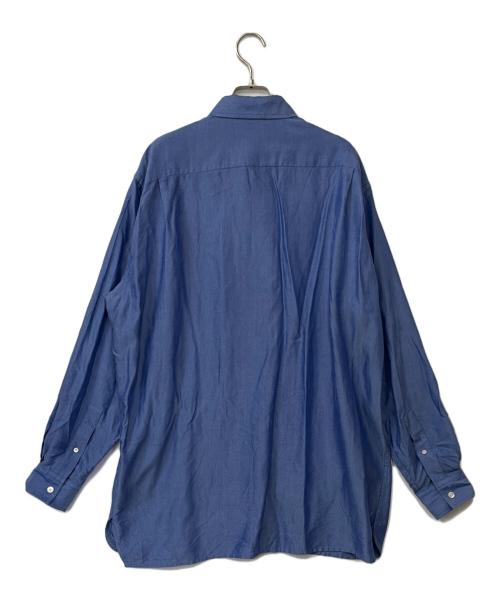 Acne studios（アクネ ストゥディオス）Acne studios (アクネ ストゥディオス) バブルロゴボタンシャツ ブルー サイズ:不明の古着・服飾アイテム