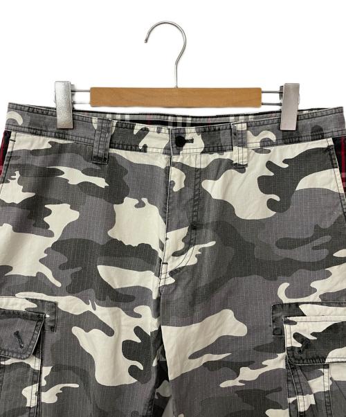 BURBERRY BLACK LABEL（バーバリーブラックレーベル）BURBERRY BLACK LABEL (バーバリーブラックレーベル) ハーフカーゴパンツ グレー サイズ:W85CMの古着・服飾アイテム