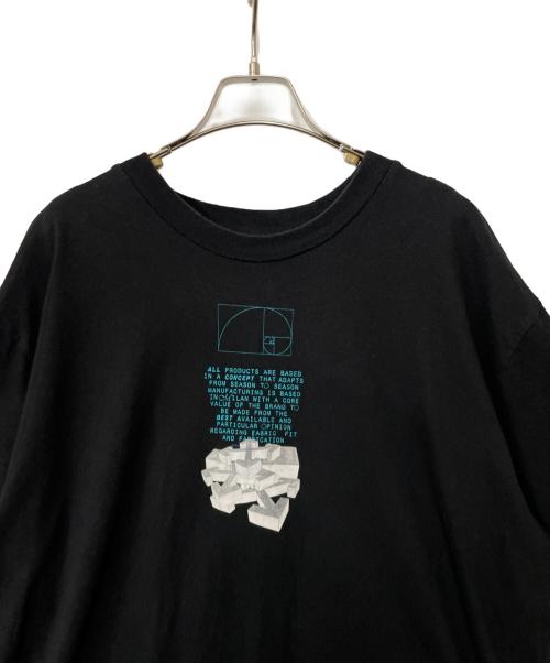 MAIN LABEL（メイン レーベル）MAIN LABEL (メイン レーベル) Tシャツ ブラック サイズ:Mの古着・服飾アイテム