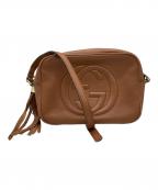 GUCCIグッチ）の古着「ショルダーバッグ」｜ブラウン