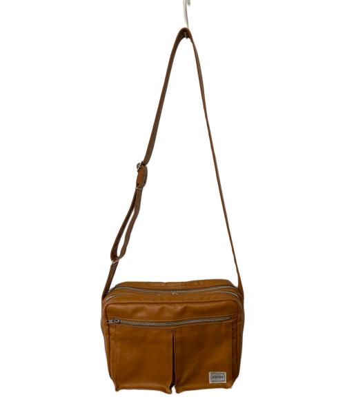PORTER（ポーター）PORTER (ポーター) ショルダーバッグ ブラウンの古着・服飾アイテム