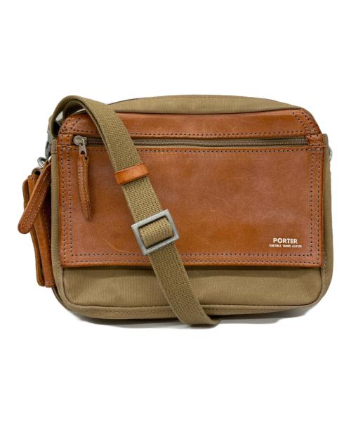 PORTER（ポーター）PORTER (ポーター) ショルダーバッグ ブラウンの古着・服飾アイテム