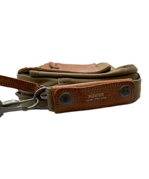 PORTER（ポーター）PORTER (ポーター) ショルダーバッグ ブラウンの古着・服飾アイテム