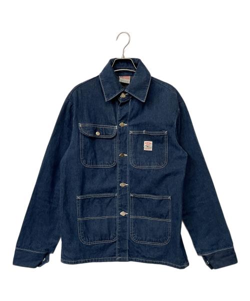 Pointer（ポインター）Pointer (ポインター) デニムカバーオール ネイビー サイズ:Sの古着・服飾アイテム
