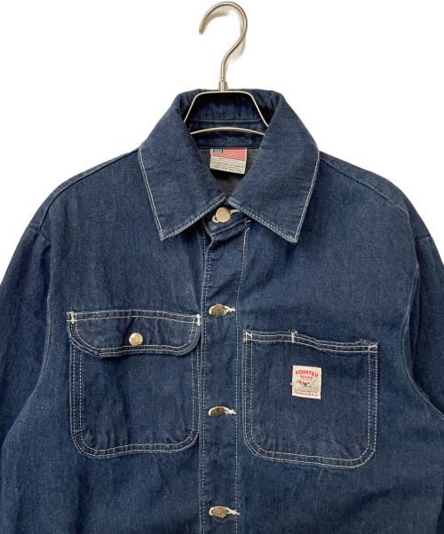 Pointer（ポインター）Pointer (ポインター) デニムカバーオール ネイビー サイズ:Sの古着・服飾アイテム